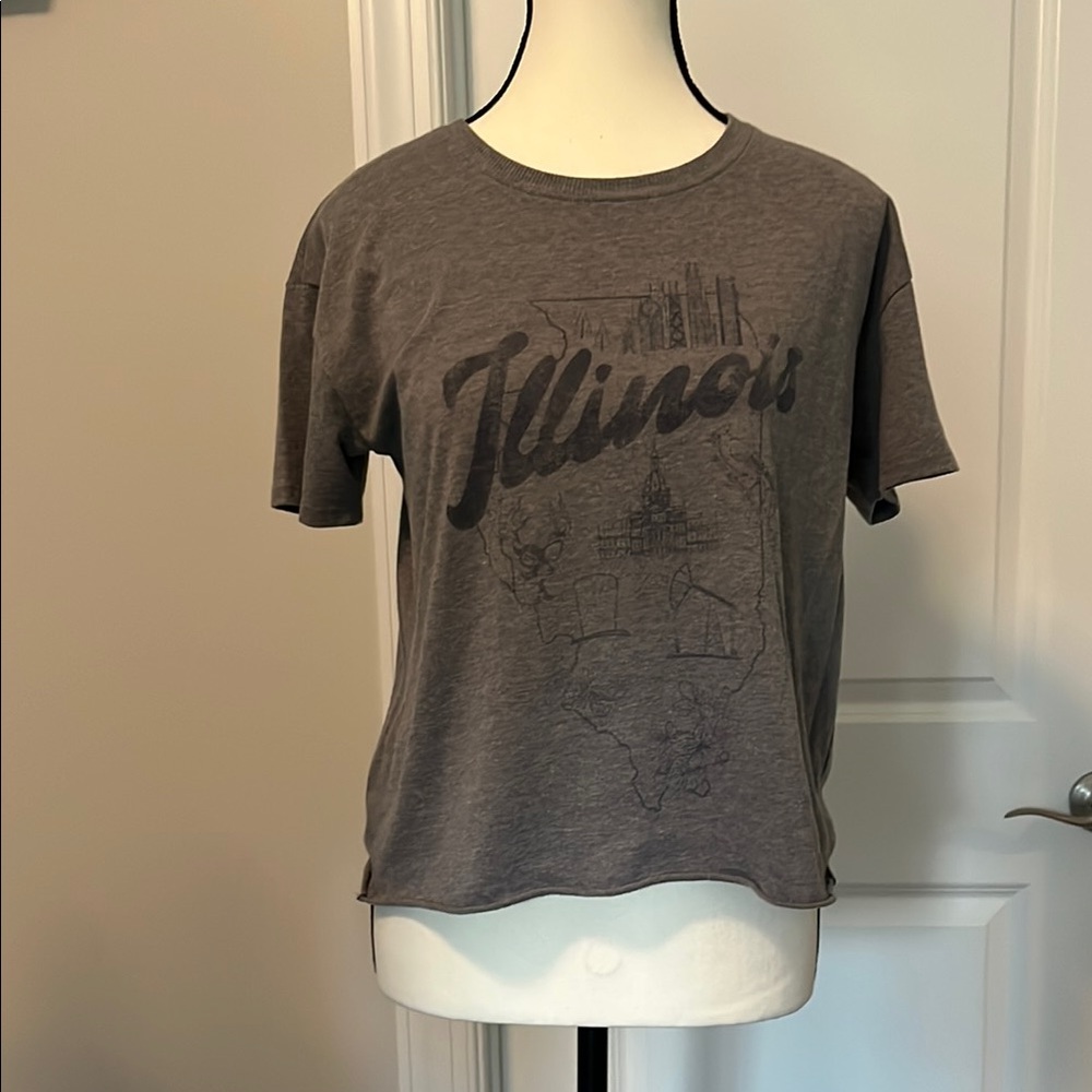 Fifth Sun Gray Illinois T-Shirt 🌟
